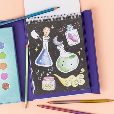 Tiger Tribe Zestaw do Rysunku – Metaliczne Kredki