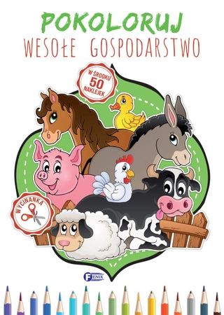 Pokoloruj wesołe gospodarstwo