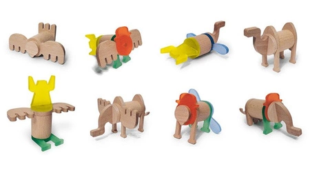 Lekkid, Konstrukcyjne klocki magnetyczne Fauna