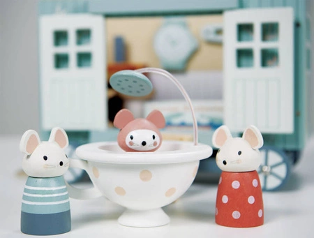 Chatka na kółkach dla myszek, Tender Leaf Toys