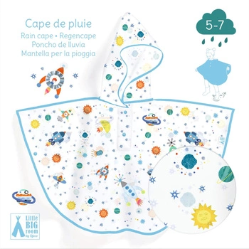 Pelerynka przeciwdeszczowa RAKIETY 5-7 lat DD04683
