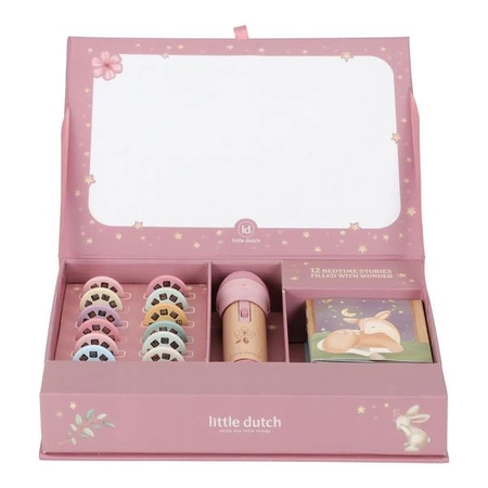 Little Dutch Latarka projektor z bajkami Róż