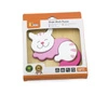 VIGA Pierwsze drewniane Puzzle maluszka Kotek