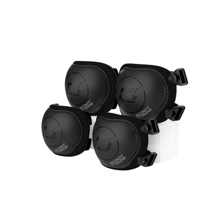 SCOOTANDRIDE Zestaw ochraniaczy dla dzieci XXS Black
