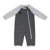 Juddlies Organic Raglan Pajacyk Black S