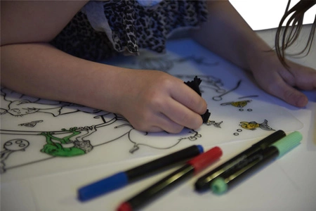 Mata do kolorowania wielokrotnego użytku Scrunch - Nad morzem