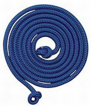 Skakanka 250 cm, Niebieska