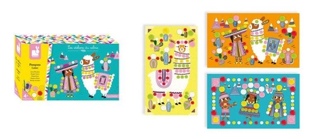 Zestaw artystyczny Pompony Lamy 4+, Janod