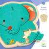 Drewniane puzzle w ramce SŁOŃ DJ01823