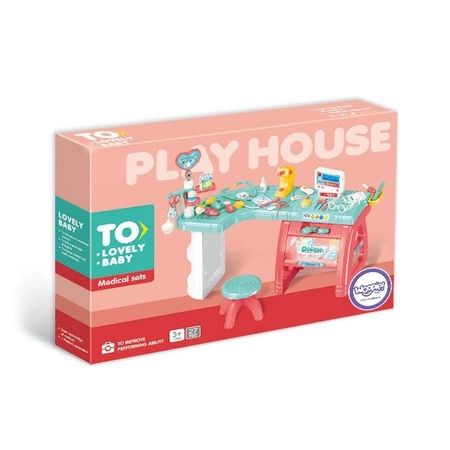 WOOPIE Gabinet Małego Lekarza Doktora Światło Dźwięk + 27 Akc.