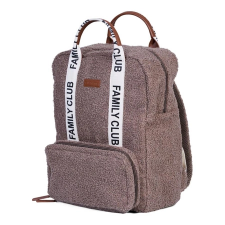 Childhome Plecak Family Club Signature Teddy Soft brown