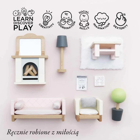 Salon z kominkiem Daisylane Le Toy Van