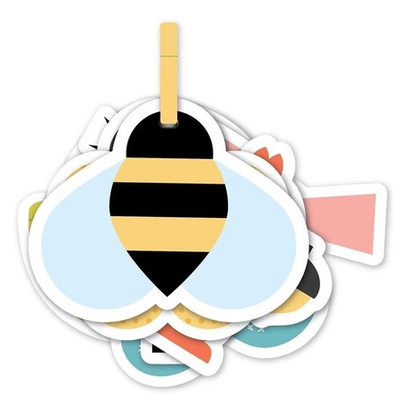 Petit Collage Karty Obrazkowe na Sznureczku Przyroda