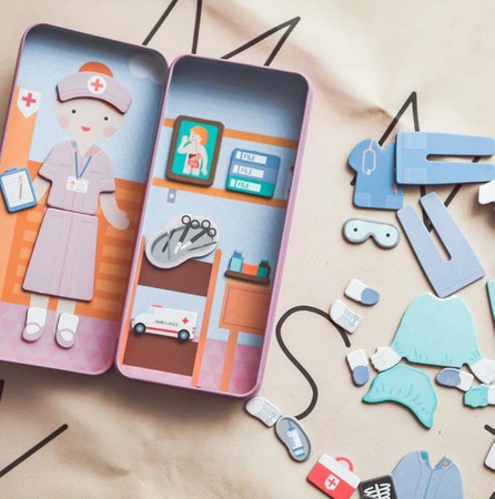 mierEdu Układanka magnetyczna - Lekarz ME087