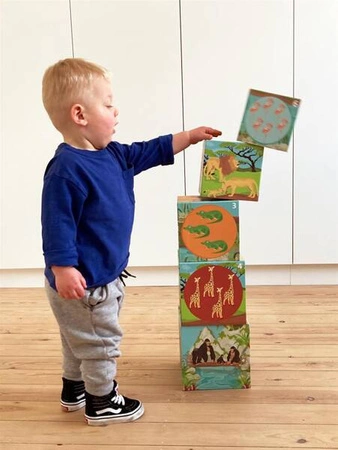 Scratch, Piramida edukacyjna Jumbo - Zwierzęta świata