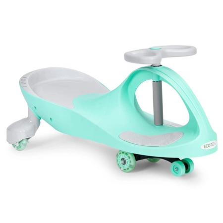 Jeździk grawitacyjny pojazd dla dzieci koła LED zielony ECOTOYS