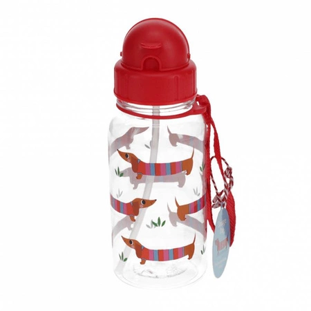 Bidon ze słomką 500 ml, Jamniki, Rex London