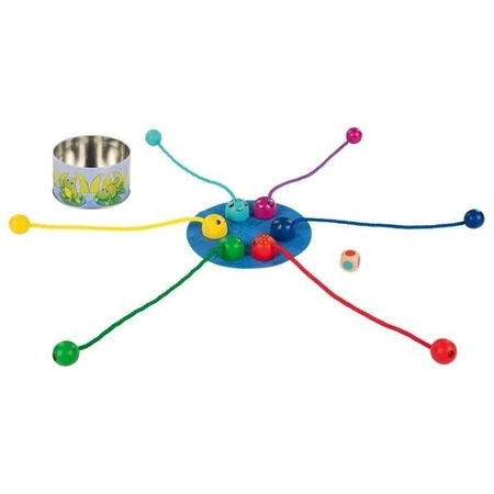 3 Mini gry zręcznościowe w blaszanych pudełkach 56709-Goki, gry dla dzieci