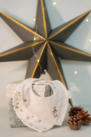 Little Dutch Apaszko-bandanka muślinowa - zestaw 2 szt. Blueberry Leaves & Sage