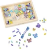 Drewniane koraliki do nawlekania Motylki 14179-Melissa & Doug, biżuteria dla dzieci