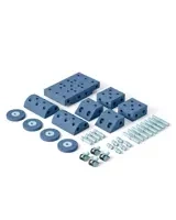 Niebieski || Deep blue/Sky blue || Piaskowoszary