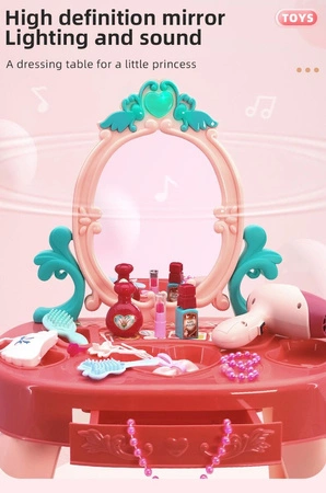 WOOPIE Interaktywna Toaletka z Lustrem i Akcesoriami