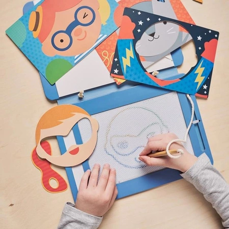 Petit Collage Tablica Znikopis Twarze