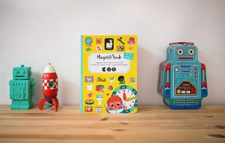 Magnetyczna układanka Uczę się zegarka Magnetibook, Janod