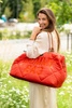 Childhome Torba Mommy Bag Pikowana Czerwona