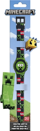 Minecraft digital watch / Zegarek elektroniczny Minecraft