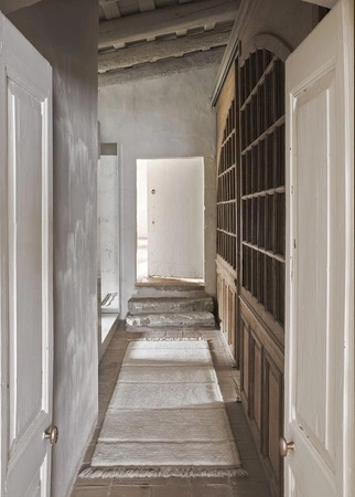 Dywan wełniany Steppe White 80x230 cm Lorena Canals