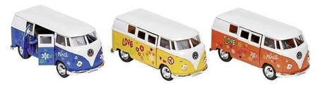 Metalowy pojazd z napędem, Volkswagen Classic Bus (1962), 1:34-39