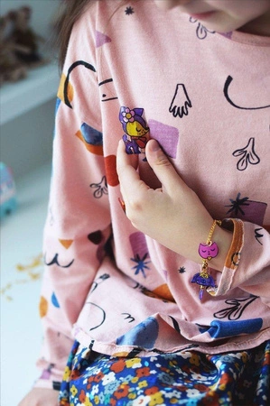 Zestaw kreatywny do tworzenia biżuterii z kurczliwego plastiku Słodkie zwierzaki Kawaii 7+, Janod