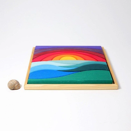 Układanka Krajobraz, kolorowy, 3+, Grimm's