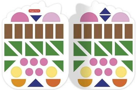 Auzou Moje pierwsze naklejki kształty Jednorożec 11803