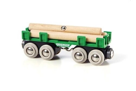 BRIO World Wagon z Drewnem