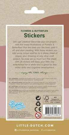 Little Dutch Naklejki Flowers & Butterflies 100728