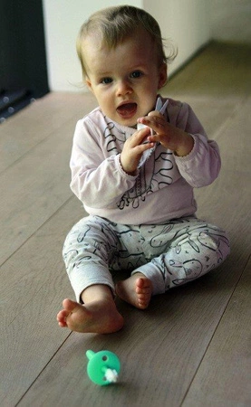 Szczoteczki do dziąseł i ząbków 3 szt., różowy, Kiokids