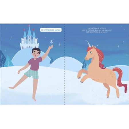 Auzou Zeszyt 500 naklejek W krainie Jednorożców 99137