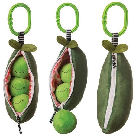 Zawieszka do wózka Zielony groszek, 214660-Manhattan Toy