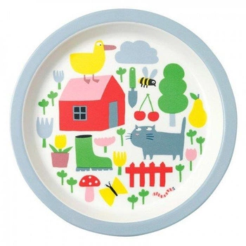Talerz fi 18 cm dla małych dzieci, seria Wiejska Sielanka | Maison Petit Jour®