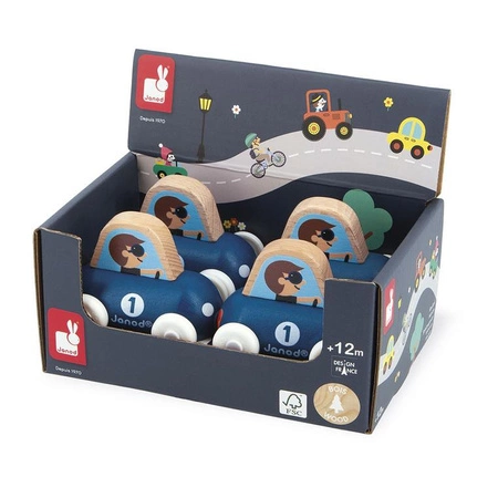 Janod Pojazd Samochód sportowy Biała Dolina Cross Roads 12m+