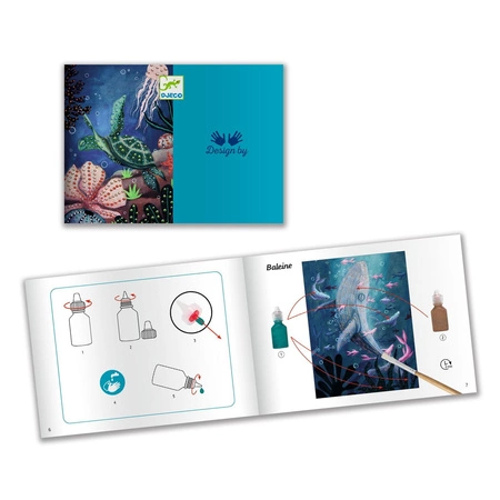 Zestaw art. malowanie 3D GŁĘBIA OCEANU DJ08958