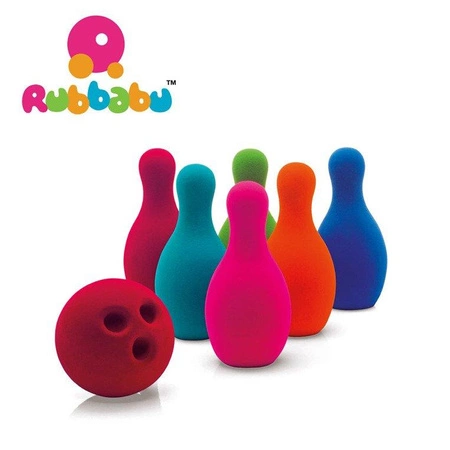 Rubbabu Zestaw do gry w kręgle sensoryczny