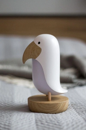 Maskonur Lampka z Głośnikiem Biała Rabbit&Friends