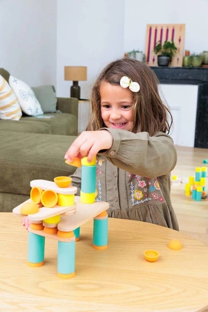 OPPI Kreatywny zestaw konstrukcyjny Stix 60 elementów 2+