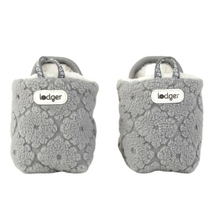 Lodger Polarowe buciki kapcie szare Fleece Drizzle 3-6 m