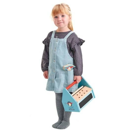 Drewniana skrzynka z narzędziami, Tender Leaf Toys