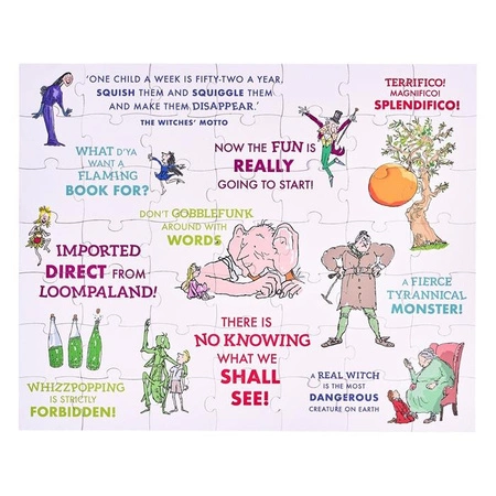 Petit Collage Puzzle Dwustronne Roald Dahl Książki