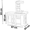 SMOBY Mini Tefal Studio Kuchnia Bubble XL + 34 Akcesoria